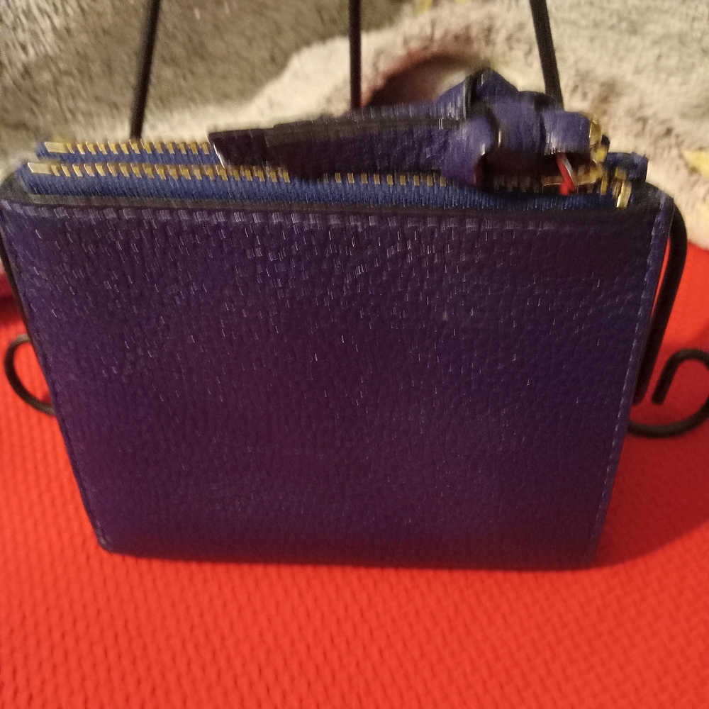 Kate Spade Grape Pebbled Leather Crossbody Bag and Wallet Set EUC - Picture 14 of 16